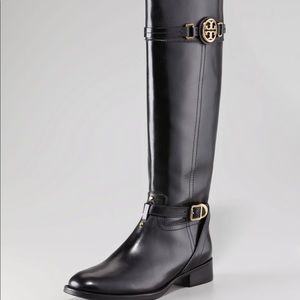 Tory Burch Black Riding Boot